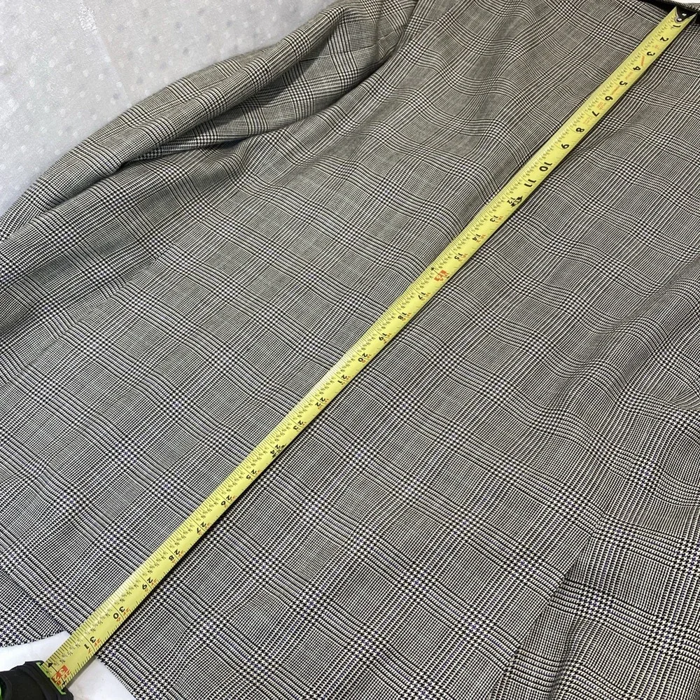 Lauren Ralph Lauren Blazer Men 46R Purple Tan Prince Edward Plaid‎ Silk Wool